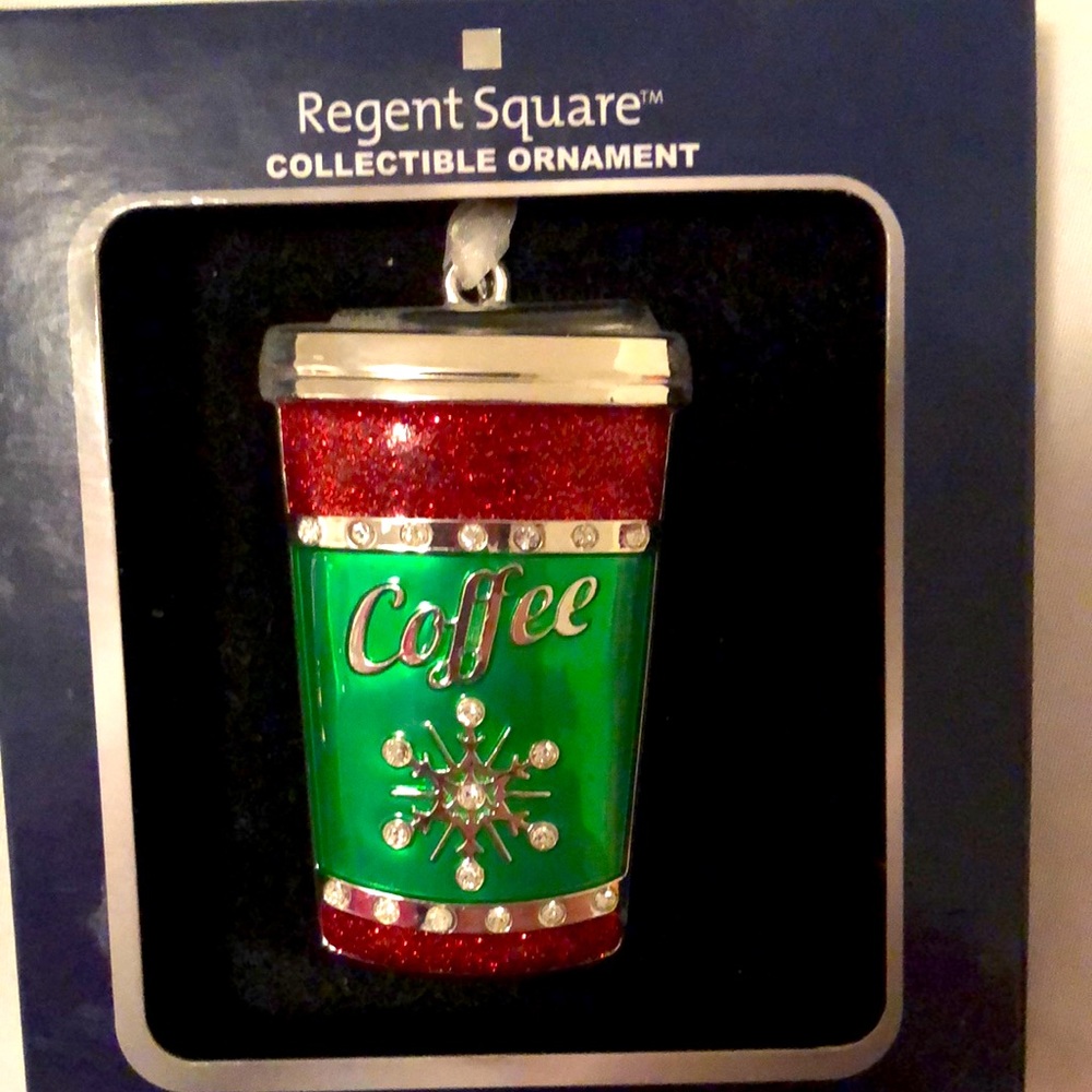 Coffee Christmas ornament